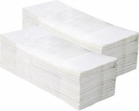 Pojedyncze ręczniki papierowe OPTIMUM,białe,dwuwarstwowe,3200szt.(20paczek po 160szt.)