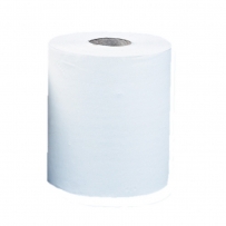 Ręcznik papierowy z adaptorem Merida TOP AUTOMATIC MINI,śr.16cm,dł.90m,trzywarstwowy,biały,karton 6 rolek